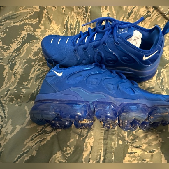 MEN'S NIKE AIR VAPORMAX PLUS RUNNING SHOES GAME ROYAL Sz 9  ** READ - Picture 3 of 9
